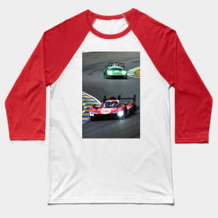 Ferrari 499P no50 24 Hours of Le Mans 2023 Baseball T-Shirt